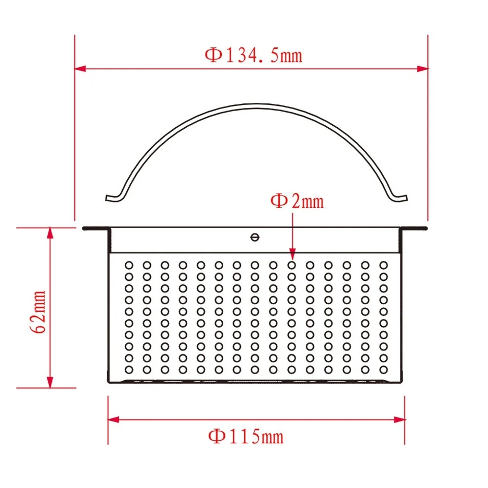Stainless Steel Sink Basket Designed for Vegetable Rinsing with Resistant Properties and Functional Drain Hole Layout
