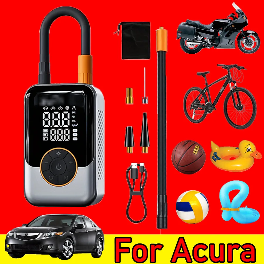 

For Acura Car wireless air pump Car portable air pump Electric car tire high pressure air pump Inflatable treasure