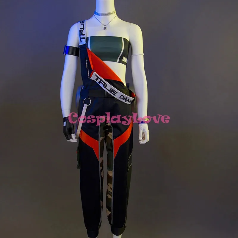 qq98CosplayLove Game LOL True Damage Akali أزياء تنكرية لعيد الميلاد والهالوين