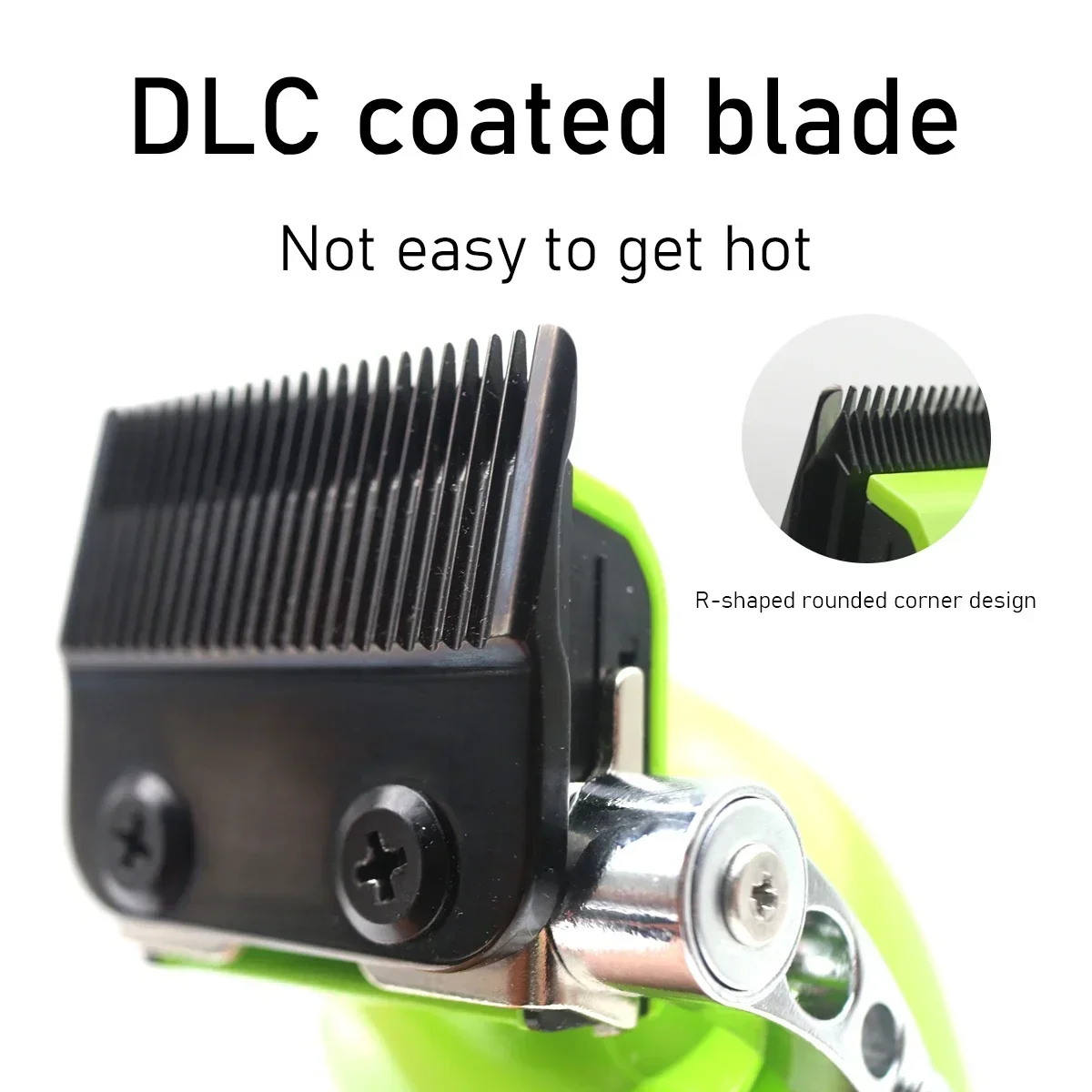 Caricatore base per tagliacapelli da uomo Macchine da barbiere professionali Macchina per taglio di capelli con lama DLC Tagliacapelli USB Tagliacapelli