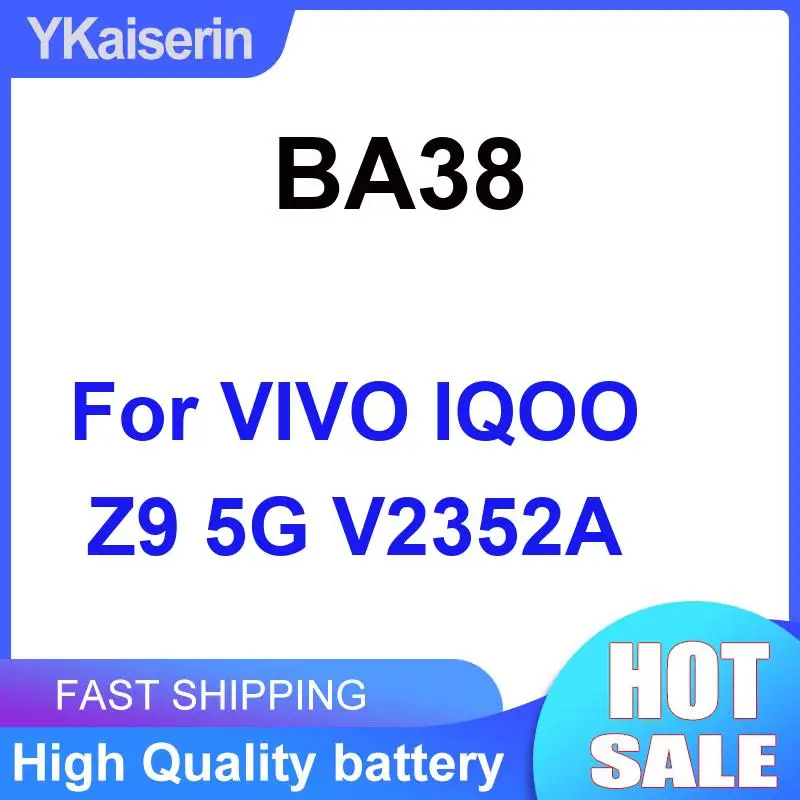 

For Vivo Iqoo Z9 5G V2352A 6000Mah BA38 Mobile Phone Battery High Quality