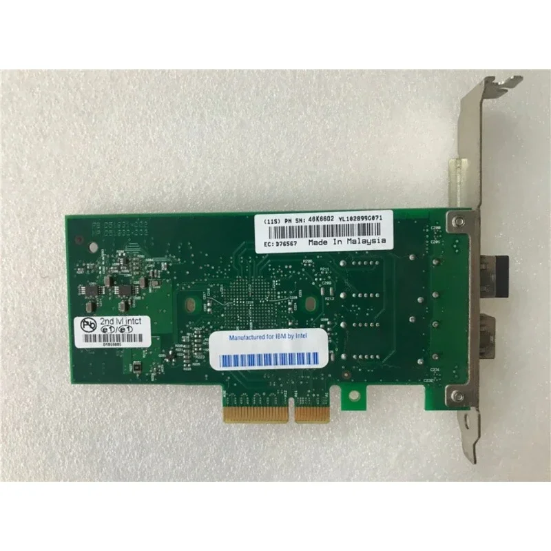 For I-BM 5768 46k6602 Dual Port PCI-E 9402PF Second Hand Dual Port Gigabit Multimode 90% New