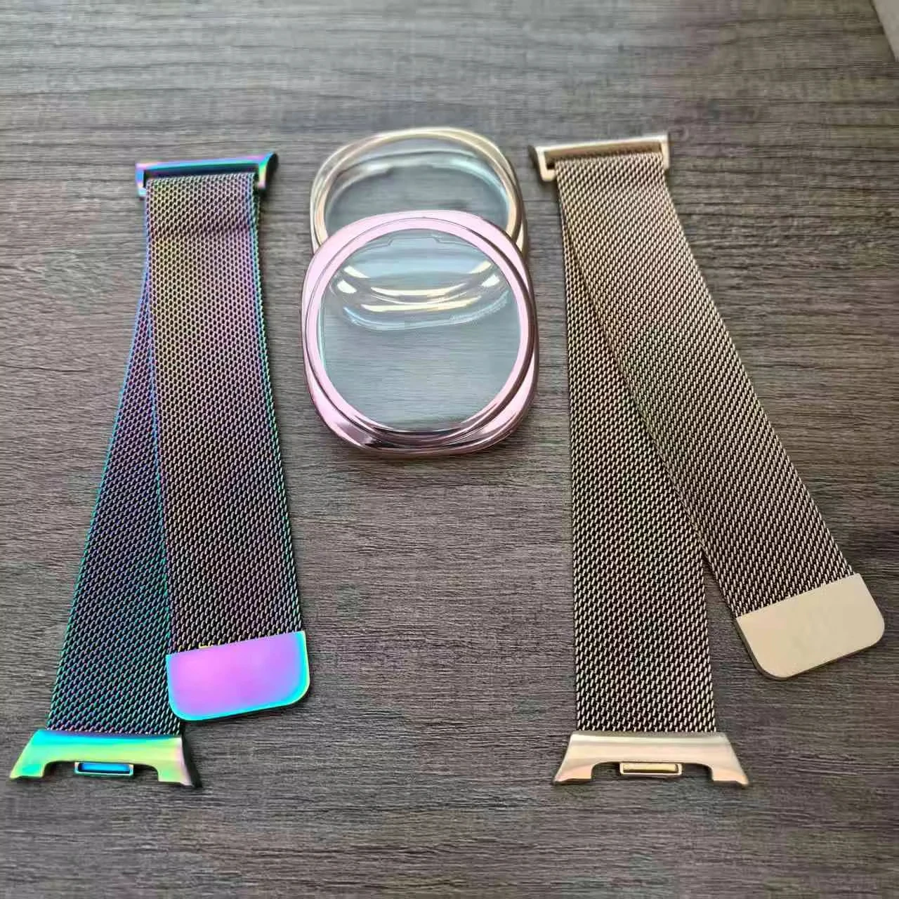 2 pack Mlanese Loop+case for Samsung Galaxy Watch 8 40mm 44mm Stainless Steel Metal Watch Band+TPU cover Galaxy Watch 8 strap
