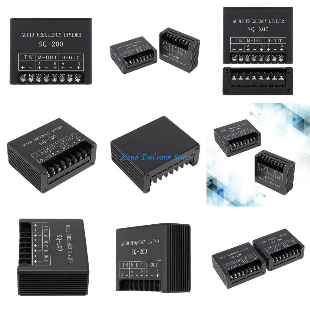 h37f-プロフェッショナルグレードのミッドレンジスピーカークロスオーバーオーディオパーツでカーミュージックを強化