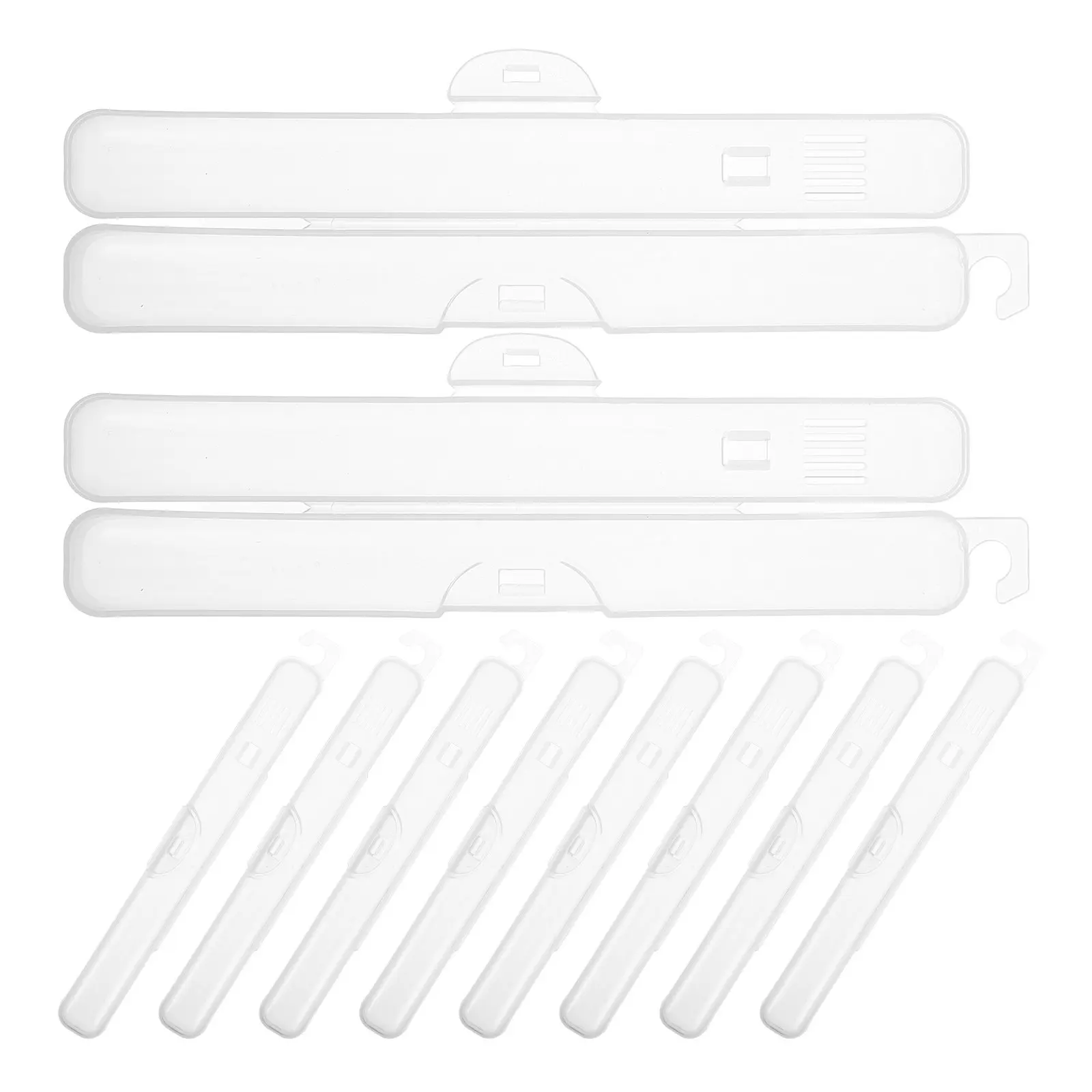 

10Pcs Toothbrush Cases PP Material Portable Travel Storage Organizer Outdoor Camping Tooth Brush Case Protectors