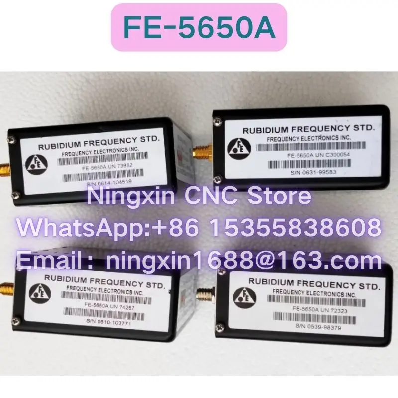 Second-hand FE-5650A Rubidium Frequency Standard 10MHz / 15MHz Functional test OK Fast delivery