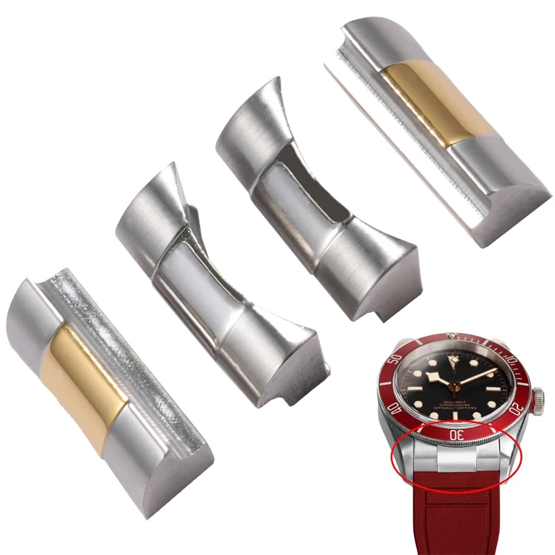 20 22mm 316L Solid stainless steel adapter for Tudor 1958 Ranger BLACK BAY M79360/M79363 Little Small Monster Adapter Connector
