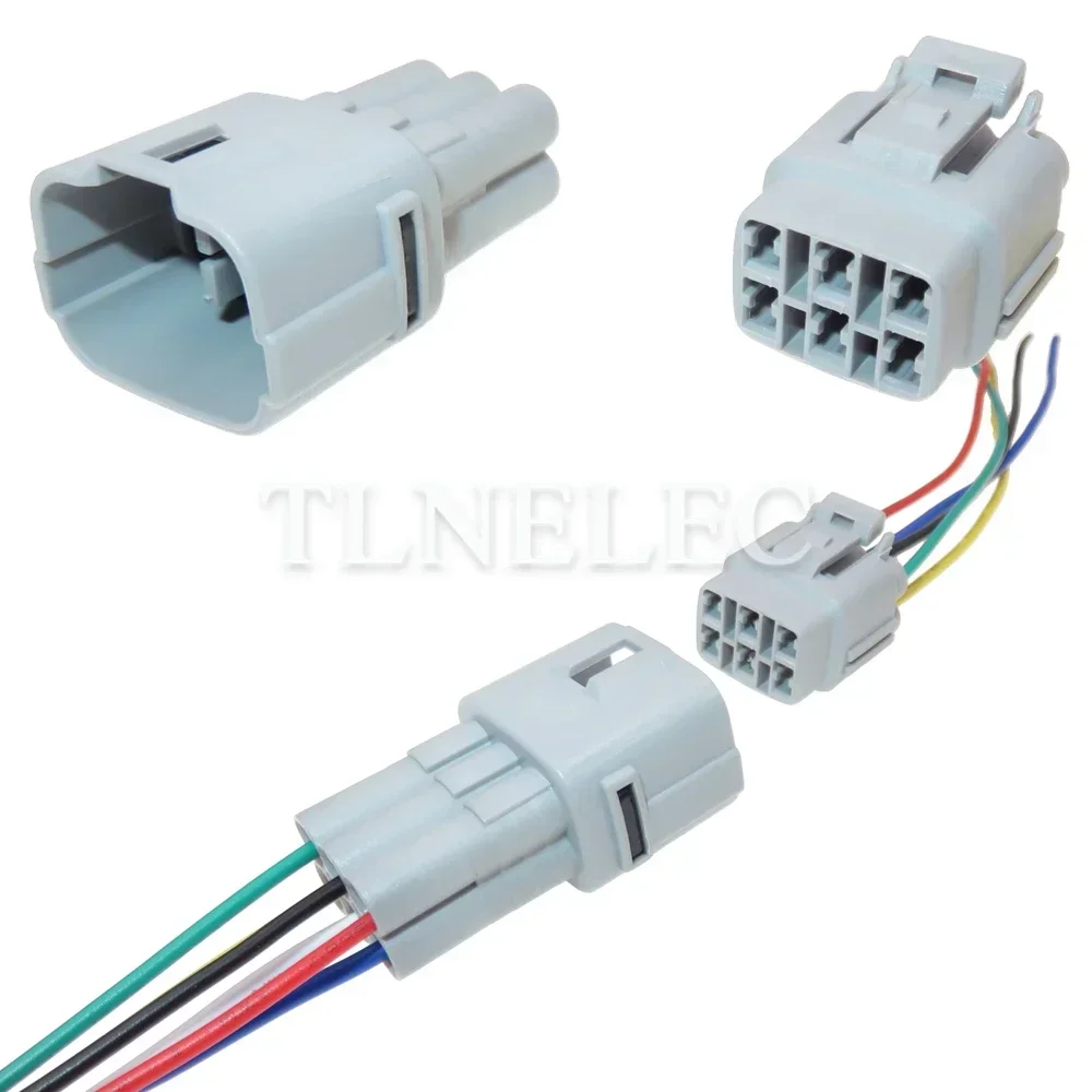 6 Pin Way Auto Connectors With Wires Car Ignition Sensor Waterproof Socket For Toyota Honda Suzuki 6187-6561 6180-6771 6188-0382
