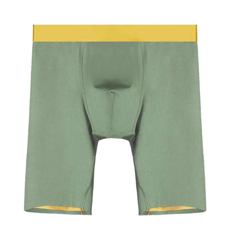 Sportunterwäsche für Herren mit langen Beinen, antibakterielle Boxershorts für Übergewichtige, Jungen-Boxershorts mit Beinschutz
