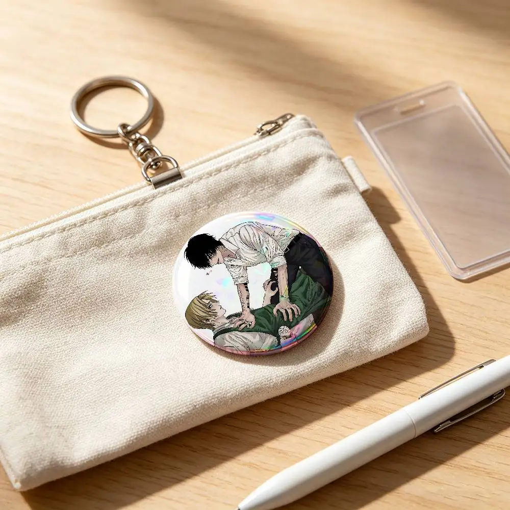 Cute Shin Asakura Badge Pins For Friend, Backpack, Clothing, Collectible Accessories, Jewelry Gift