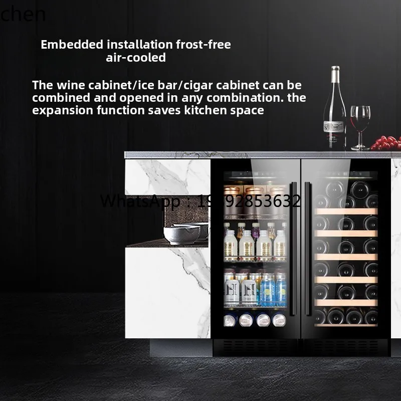 

Small Embedded Wine Cabinet Constant Temperature Wine Cabinet Cigar Cabinet Storage Ice Bar Refrigerator Mini