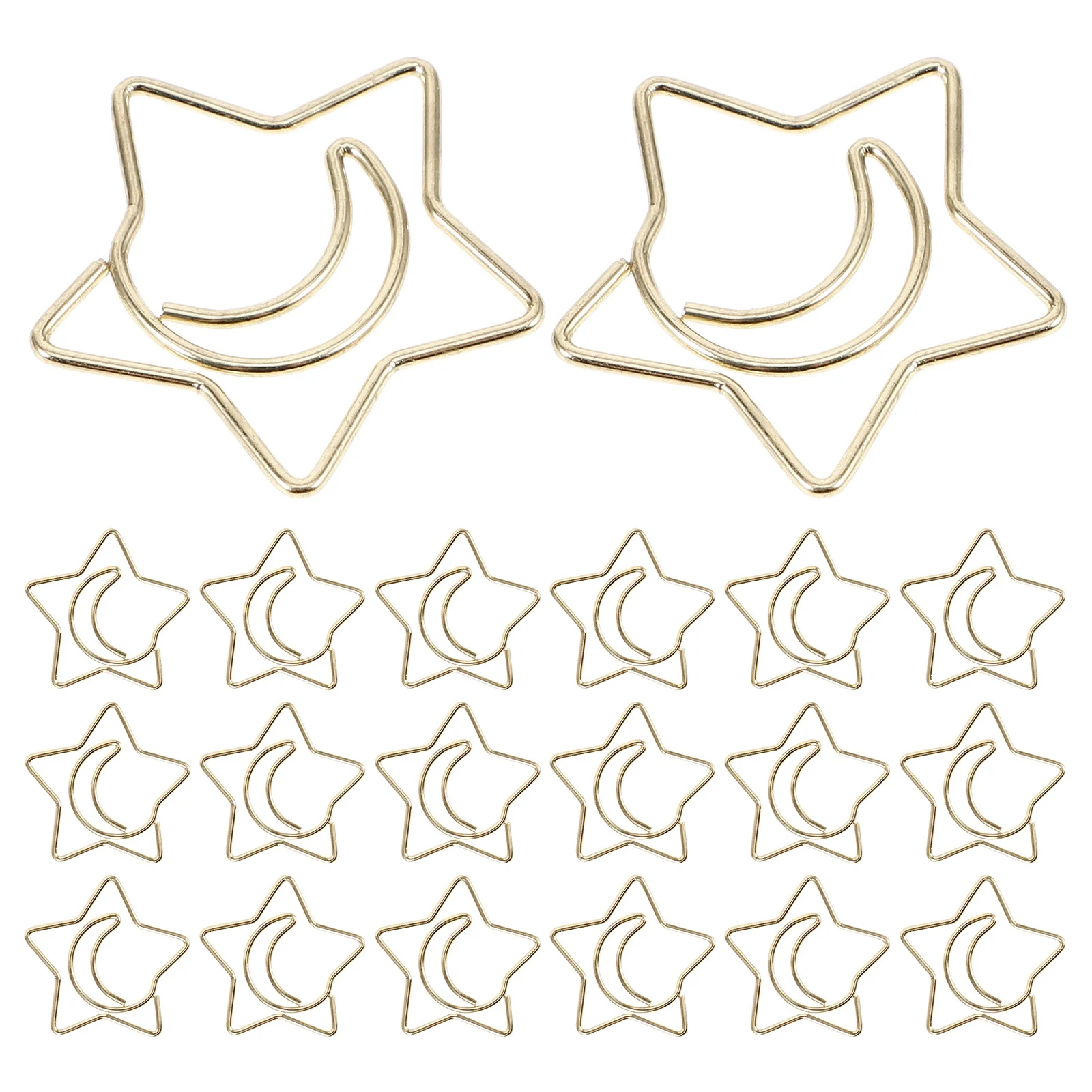 60 قطعة دبابيس ورق على شكل نجمة لطيف الزخرفية دبوس ورق صغير كليب للمستندات المكتبية صور بطاقات الإشارات المرجعية ذاتية الصنع