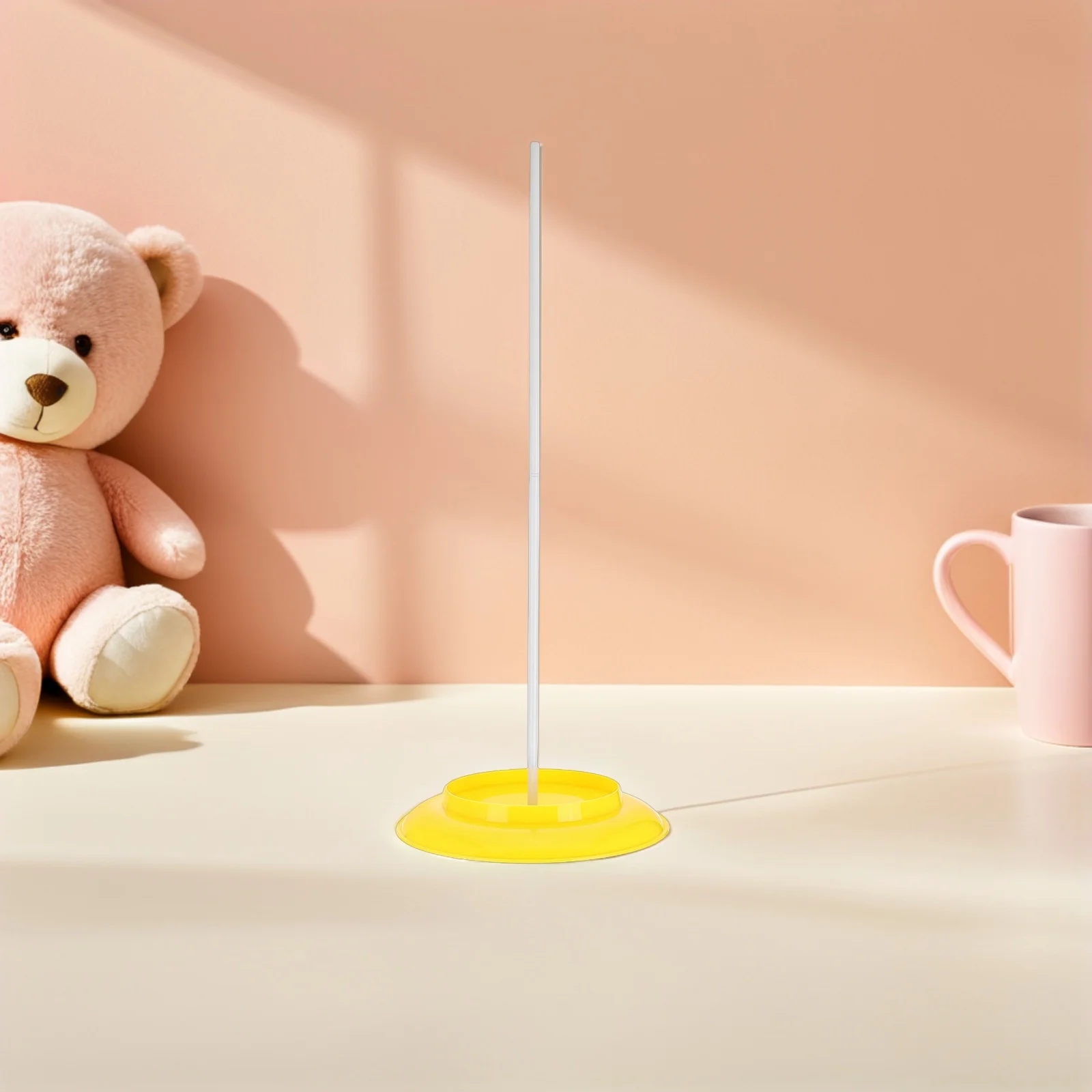 2個のサーカスジャグリングプレートセット、スティック付き、軽量プラスチックディスク、アクロバットパフォーマンス、回転スキルトレーニングプロップ用