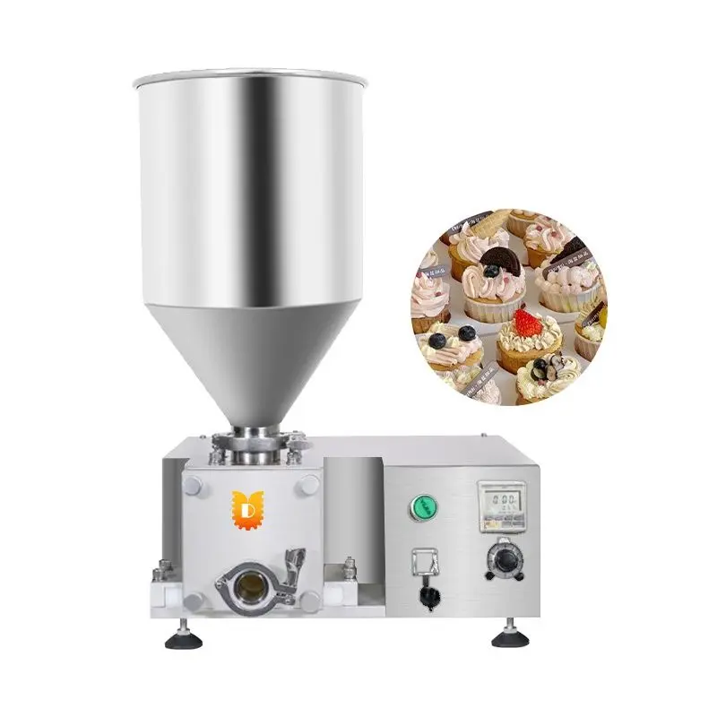 New Design Food Paste Jam Filling Machine Cream Depositor Filler Cream Machineke Puff Donut