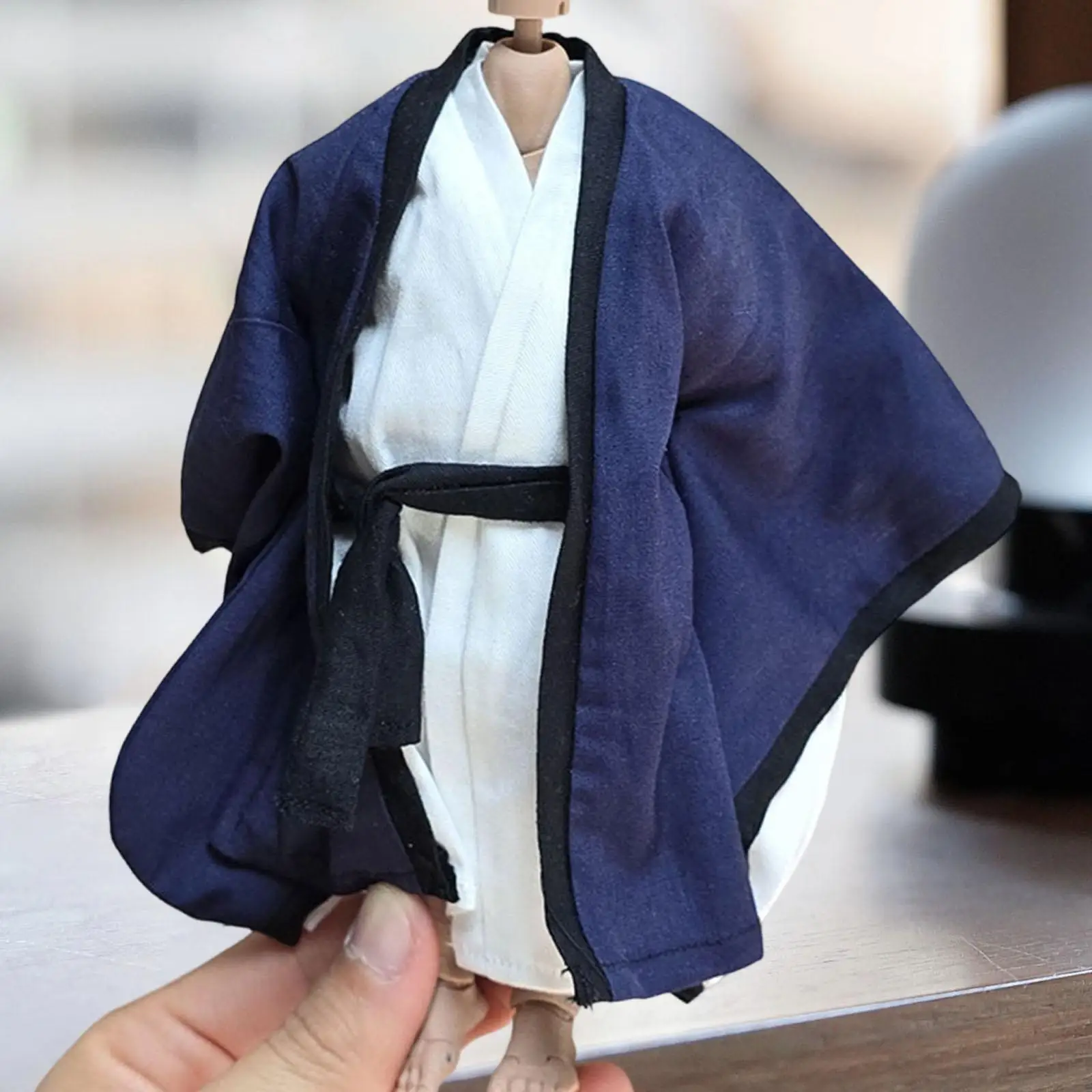 Roupas para Figuras de Ação em Escala 1/12, Roupa Taoista, Acessórios Fotográficos Chineses, Roupas Miniatura, Vestuário para Bonecos Masculinos de 6 Polegadas