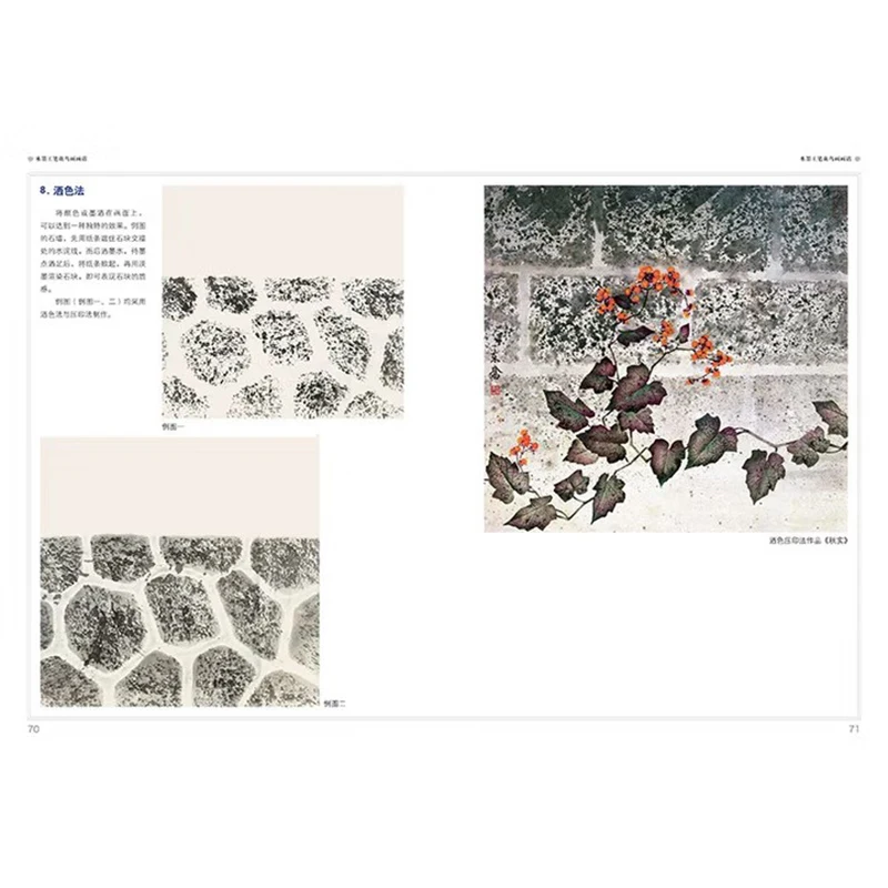 Chinese Gongbi Ink Wash Bird & Flower Painting Tutorial Book For Step-by-Step Drawing Guide