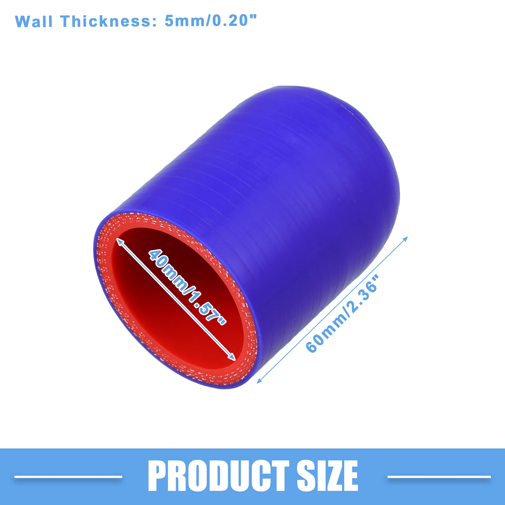 

UXCELL 6mm ID to 40mm ID Silicone Coolant Cap Intake Vacuum Hose End Plug Car Coolant Heater Bypass Vacuum Water Port Blue
