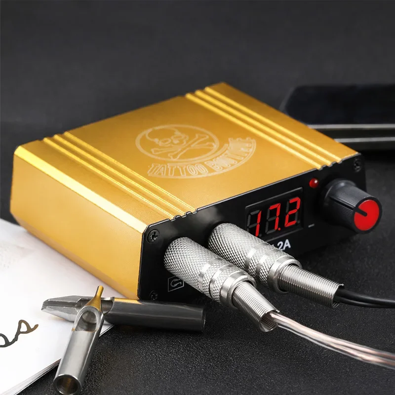 NEW Professional LCD Tattoo Power Supply Digital Dual Tattoo Machine Power Supply for Tattoo Artists