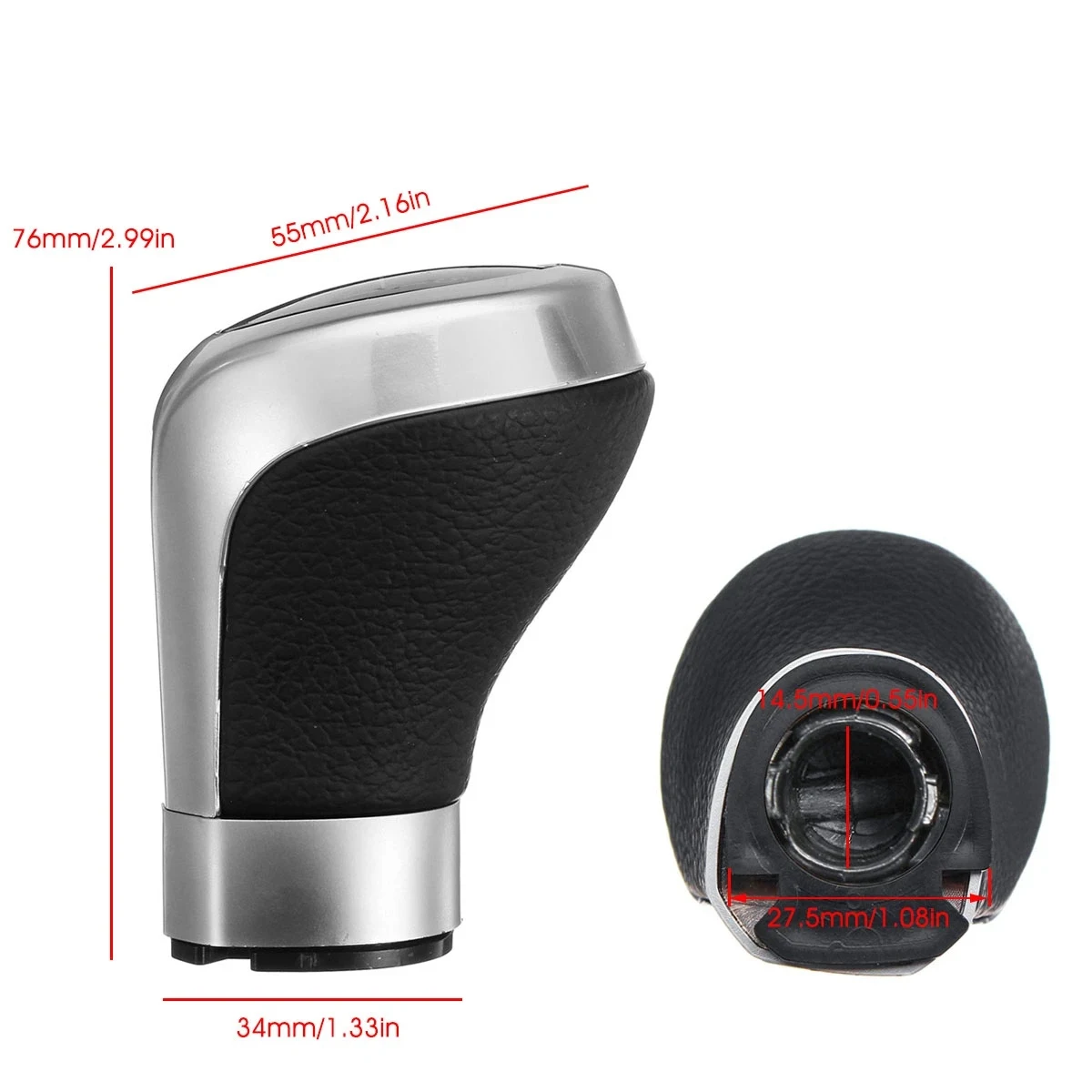 기어 시프트 노브 레버 시프터 노브 기어스틱, BMW- 1 3 시리즈 E81 E87 E88 E82 E90 E91 E92 E93 LCI 2006-2011, 6 단