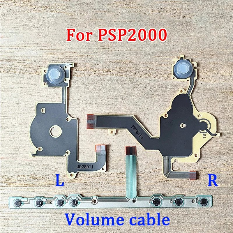 1PC For PSP 3000 2000 1000 Left Right Buttons Function Start Home Volume PCB Keypad Flex Cable For PSP1000 PSP2000 PSP3000 PSPGO