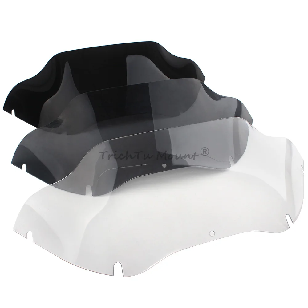 زجاج أمامي منحرف للرياح للدراجات النارية مقاس 9.5 بوصة لدراجة Harley Touring Road Glide مخصص CVO Ultra FLTR FLTRU 1998-2013