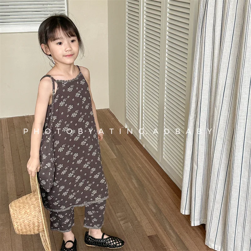 Children's Clothing Summer New Style Girls' Summer Clothing Holiday Style Dress Princess Casual Fashion Skirt