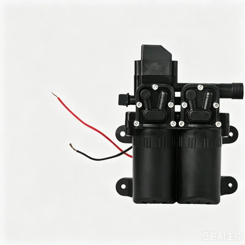 DC12V 100W &120W High Pressure Self-Priming Diaphragm Water Pump, 8L/min With Built-in Pressure Switch For Spraying & Irrigation