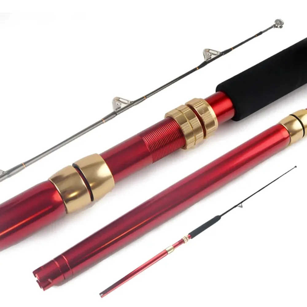 

CWGR09-1 Wholesale Aluminum Metal Butt Sea Rod Big Game Catfish Towing Tuna Fishing Rod 30kg Game Rod