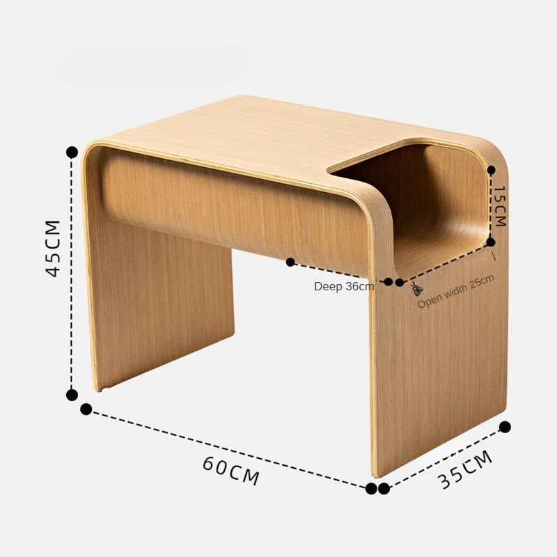 Nordic Bentwood Side Table for Bedroom Creative C-shaped Non-slip Coffee Tables Simple Multipurpose Designer Table for Study