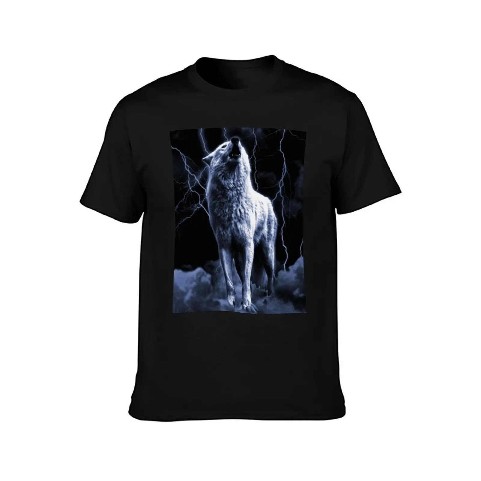 WHITE FANG T-Shirt Basic Daily Outfit Short Sleeve Tee T-Shirt