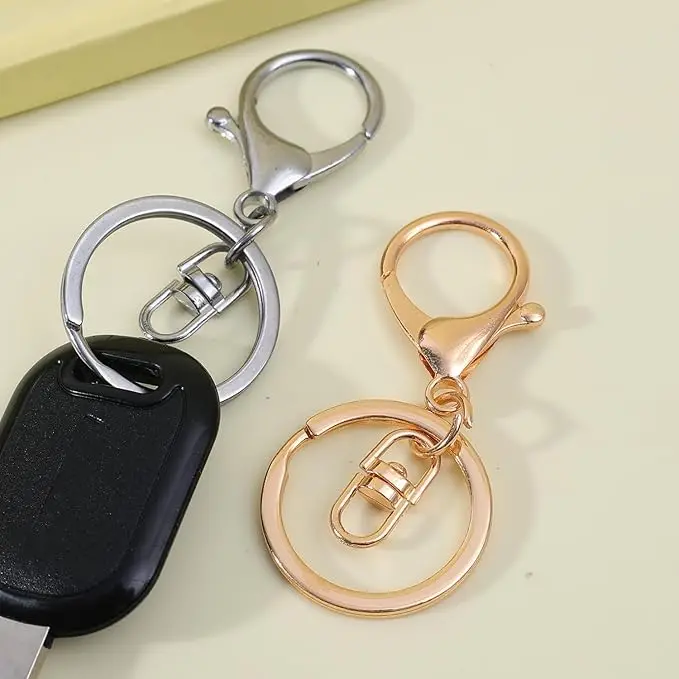 8/15Pcs Rotatable Lobster Claw Clasps, Multi‑Functional Alloy Swivel Trigger Clips for Keychains Bag Charms Holiday DIY Gifts