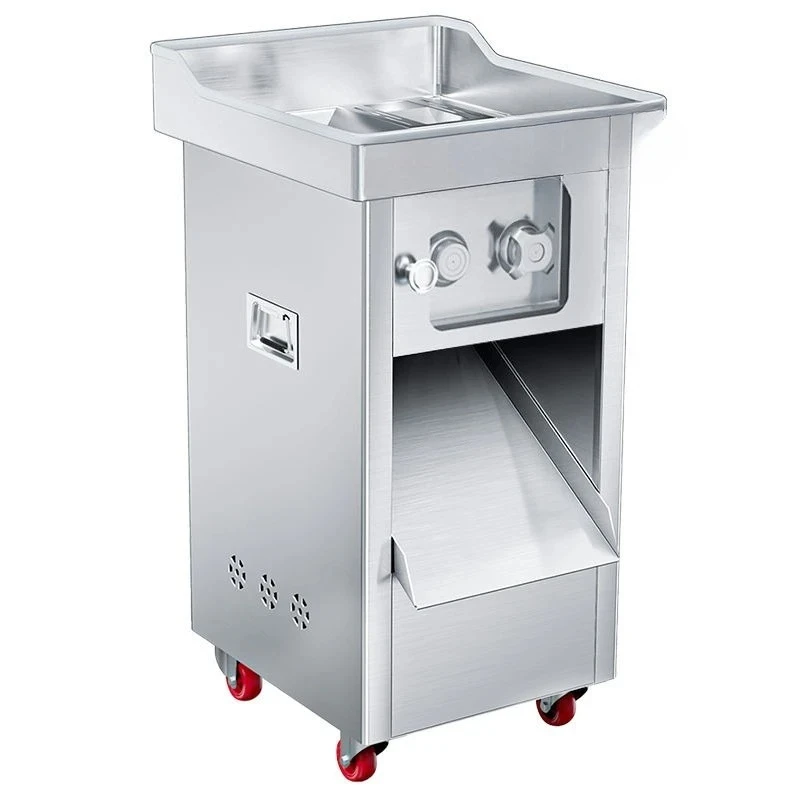 

Commercial shredder, vegetable slicing electric high-power stainless steel multi-functional meat shop meat cutter