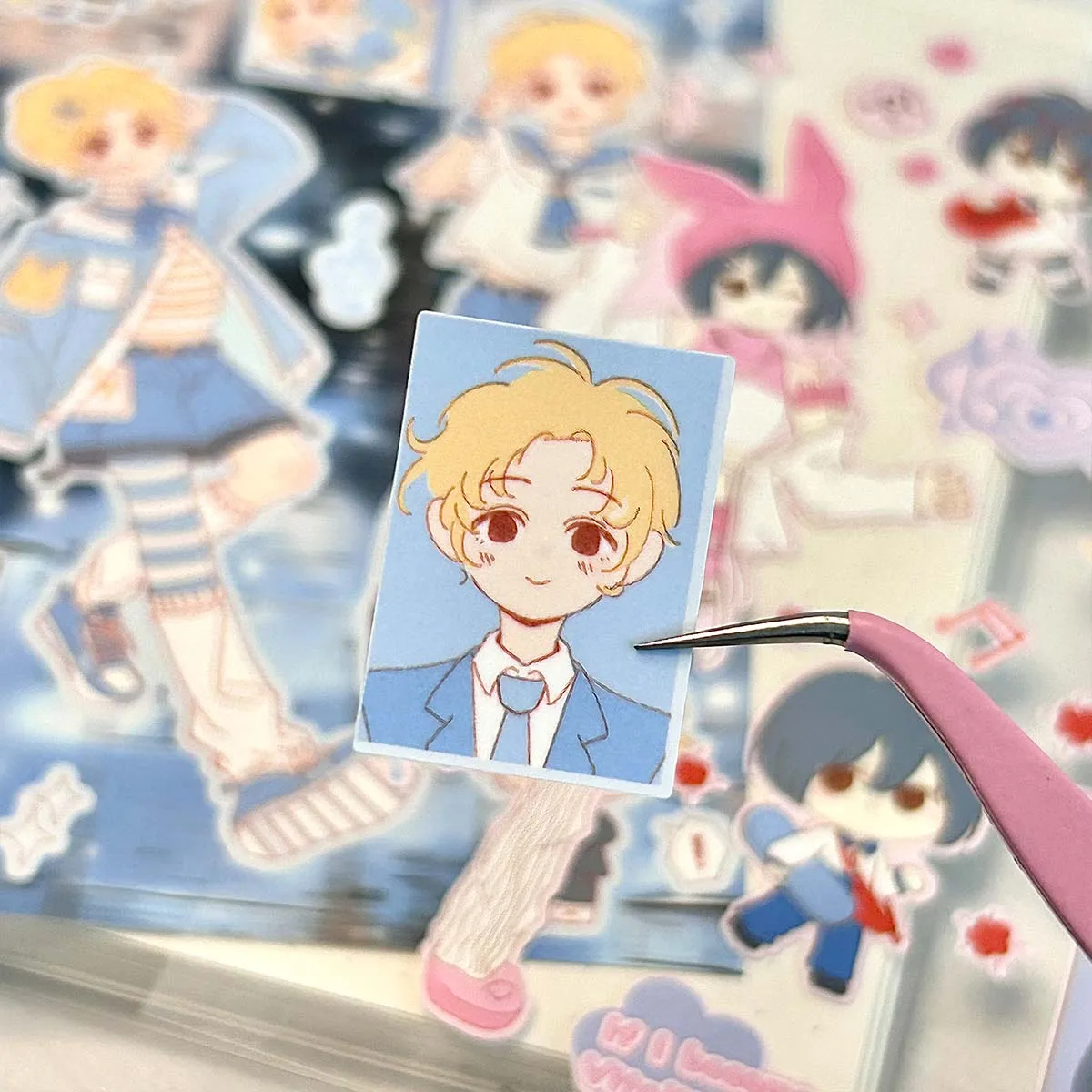 ملصقات شخصية WAKAWAKA إذا أصبحت المعبود سكرابوكينغ القرطاسية ملصقات Diy بها بنفسك الهاتف الأمتعة المحمول ملصق لاصق لامع ورائع #4