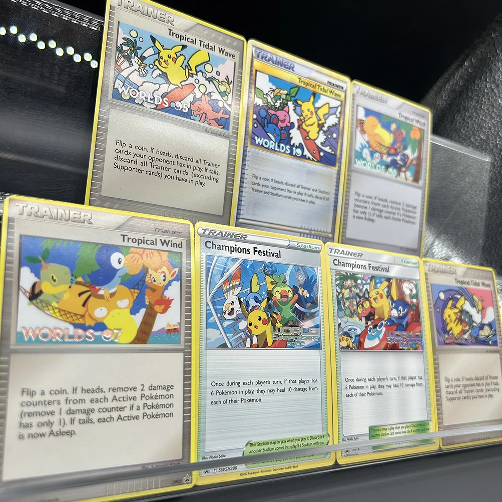 

DIY мультфильм PTCG коллекционная карта TCG фестиваль чемпионов английский SWSH296 Лондонские миры 2022, промо-карта без фольги детская подарочная игрушка