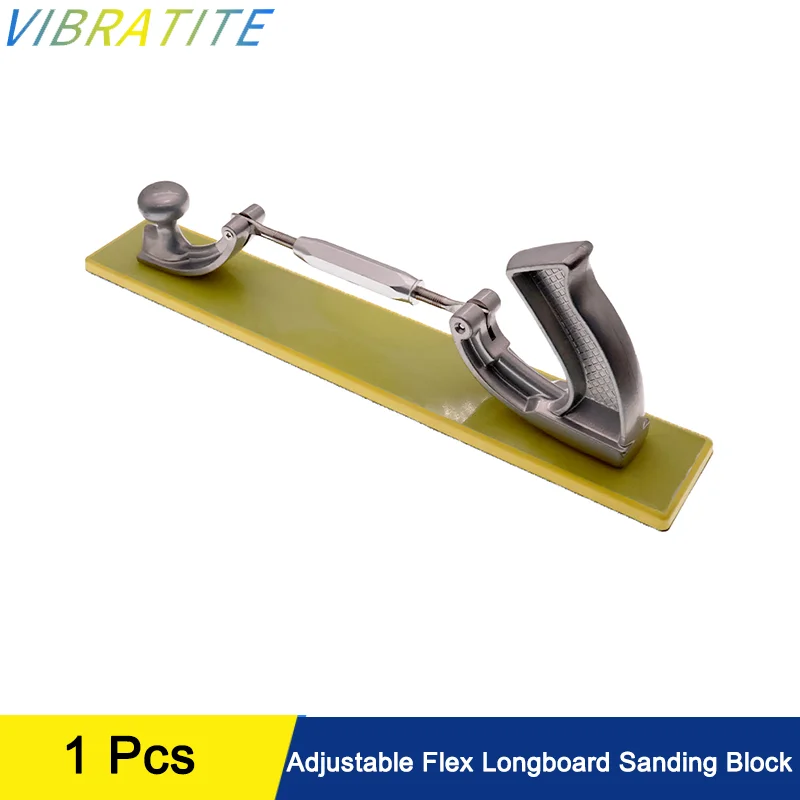 70 X 420mm Adjustable Flex Longboard Sanding Block 1 Pcs Hook & Loop Hand Sanding Board Curved Contour Sander for Auto Body