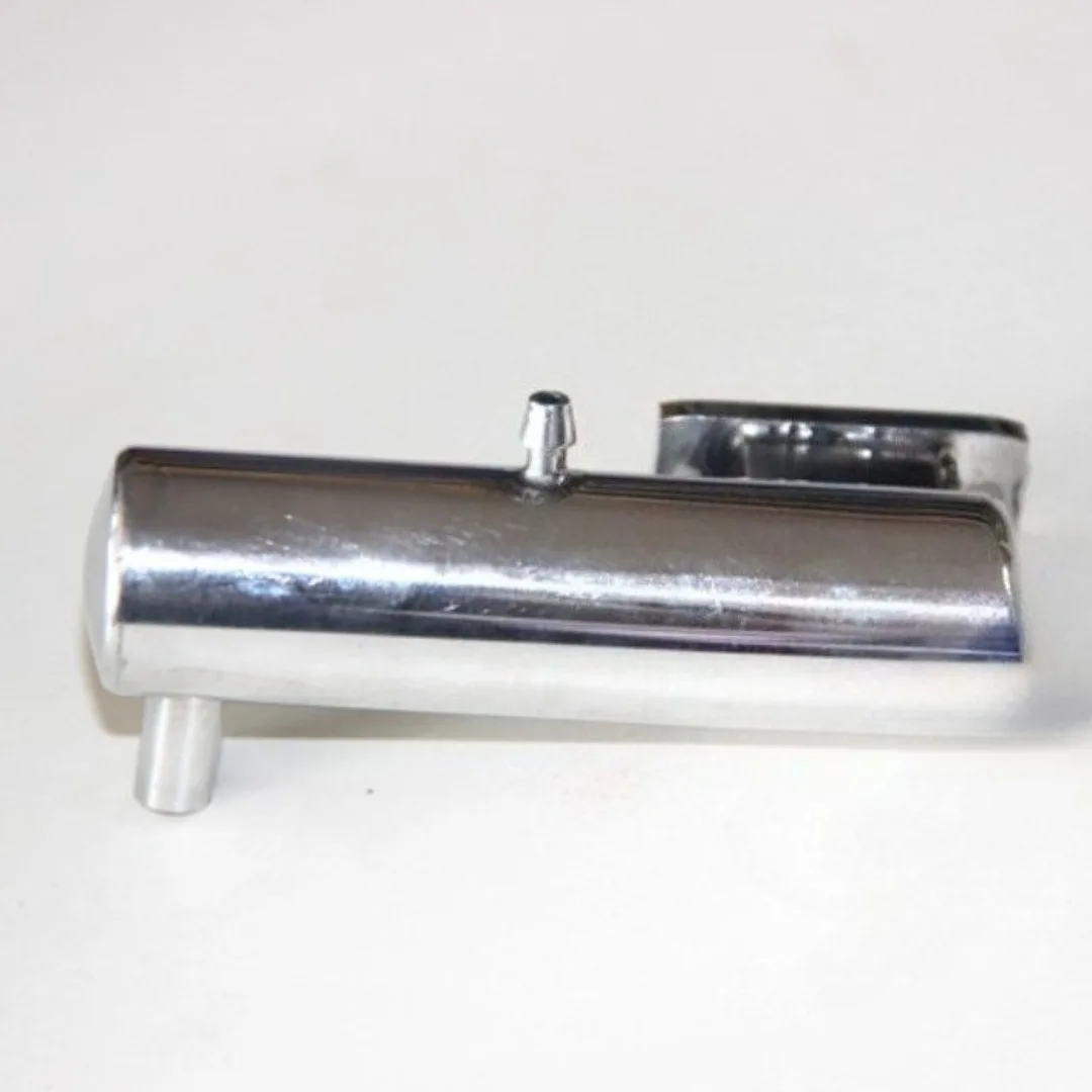HSP 18 Methanol Engine Model Exhaust Pipe Smoke Pipe Muffler Polished Aluminum Engine Model Exhaust Modification Accessories
