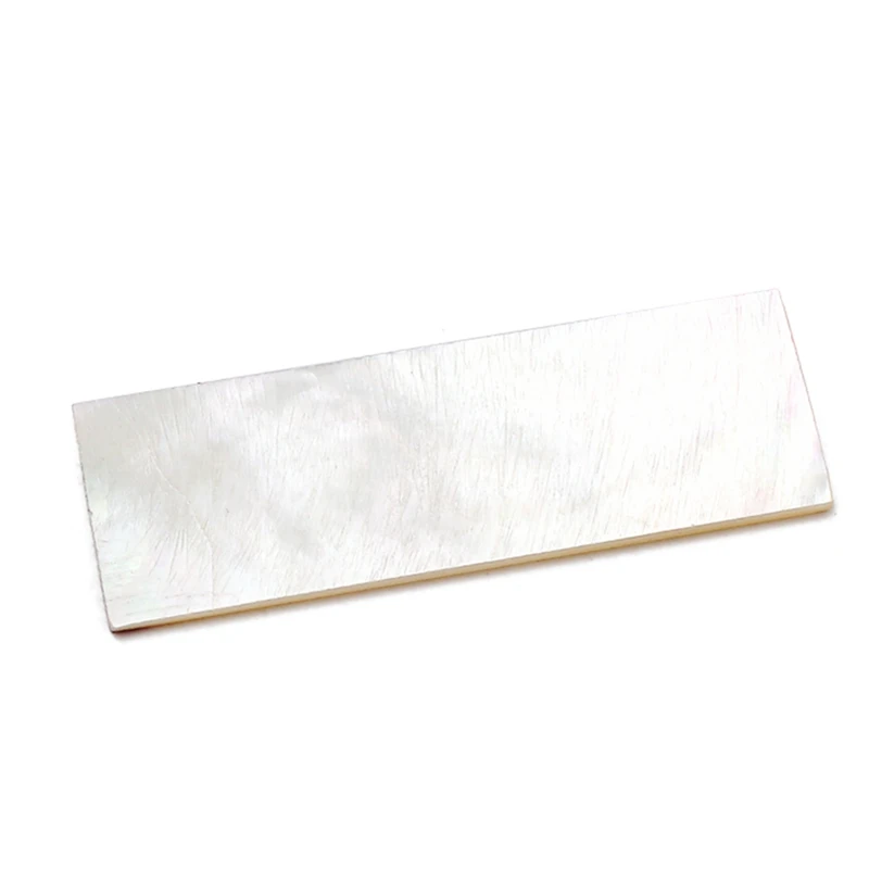 10Pcs Inlay Material White Mother Of Pearl Shell Blanks Sheet Rectangle Inlay Material For Guitar