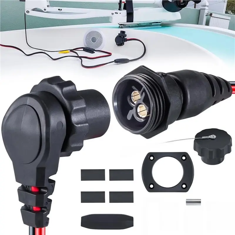 ABFU-2X 1865120 MKR-28 Marine Trolling Motor Plug Receptacle Circuit Br Kit 60A Kota Freshwater Saltwater 1865115 MKR-27