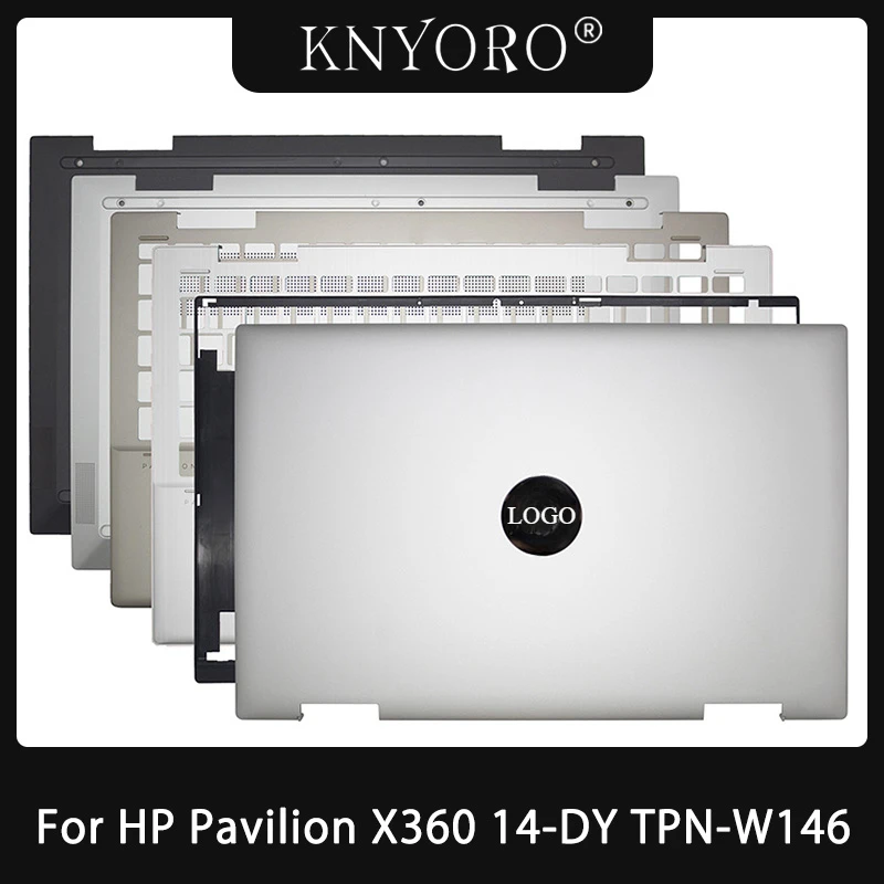 

Original New For HP Pavilion X360 14-DY TPN-W146 Laptop LCD Back Cover Screen Front Bezel Upper Palmrest Cover Bottom Base Case