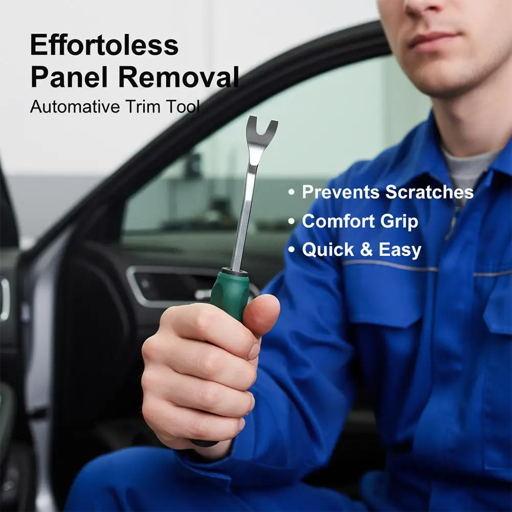 Professional Car Door Panel Trim Removal Tool Plastic Metal Fastener Prying Kit Universal Automotive Audio Radio Repair Hand Too