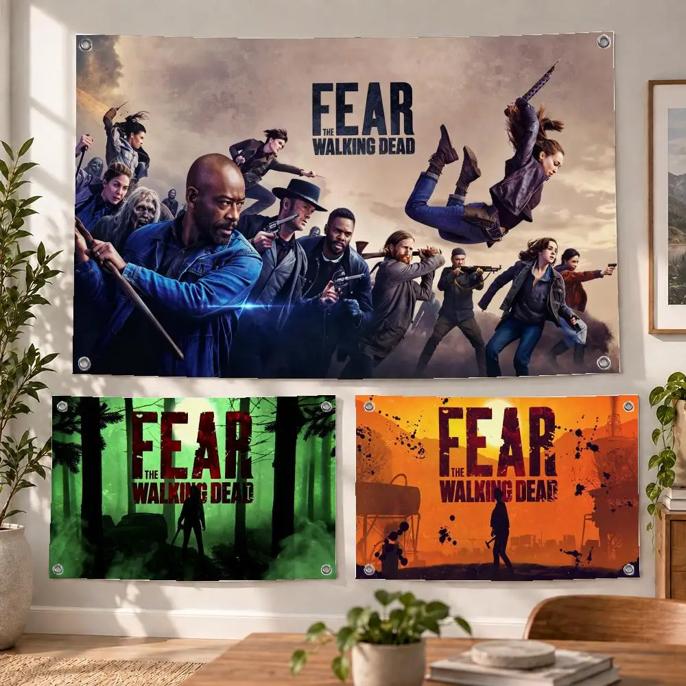 Series Fear the Walking Dead Flags Decorative Flag Banner Indoor Bedroom Dorm Gaming Room Wall Party Club Decor Fan Gift