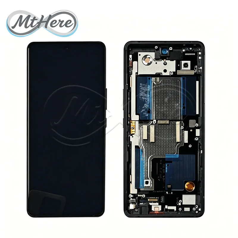 

100% Original For Asus ROG Phone 9 Pro LCD Display Touch Screen Digitizer Assembly Replacement Parts ROG 9PRO with frame