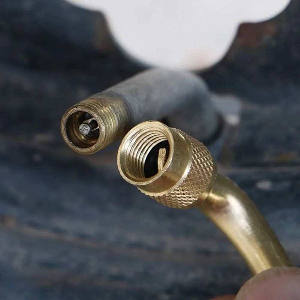 

Multi-Function Inflatable Nozzle Extension Angle Bent 45 90 135 Degree Valve Stem Extenders Silver Tire Valve Extender Car