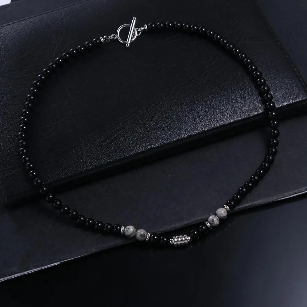 

Eye Clothing Accessories Natural Stone Strand Beaded Fashion Fashion Jewelry Personality Necklace Men Bead Necklace Girl Gift