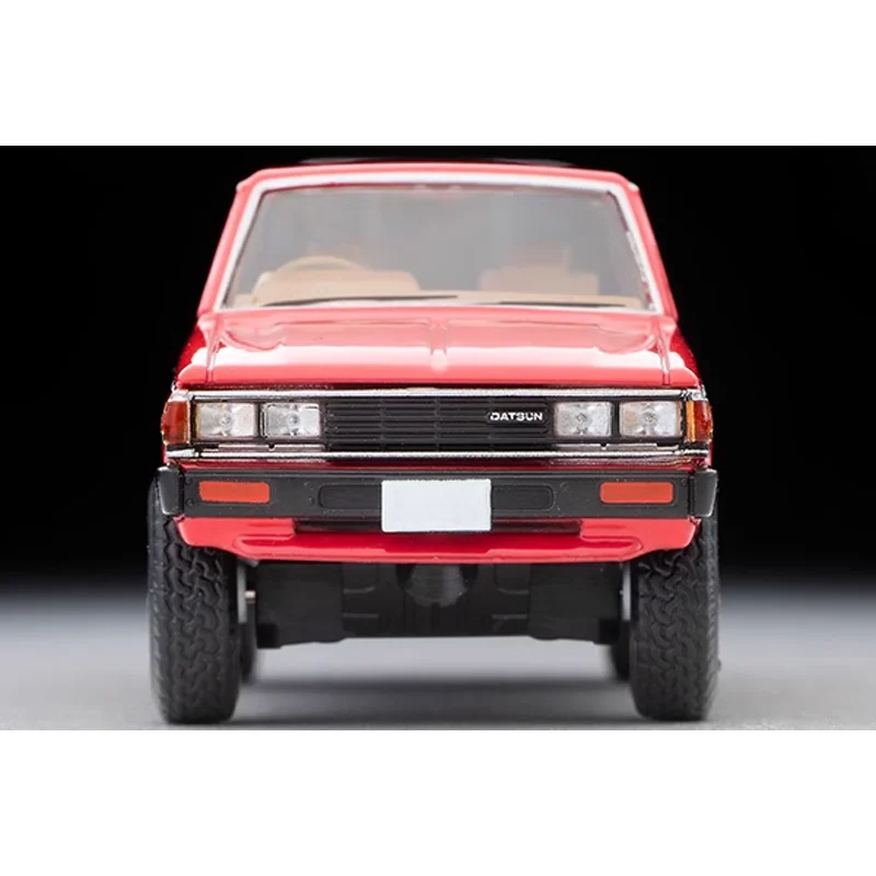 TAKARA TOMY TOMYTEC 1/64 TLV-N320b Nissan รถบรรทุก 4X4 Datsun รถบรรทุก 4WD King Cab AD โลหะผสมของเล่นมอเตอร์โลหะ Diecast รุ่นของขวัญ
