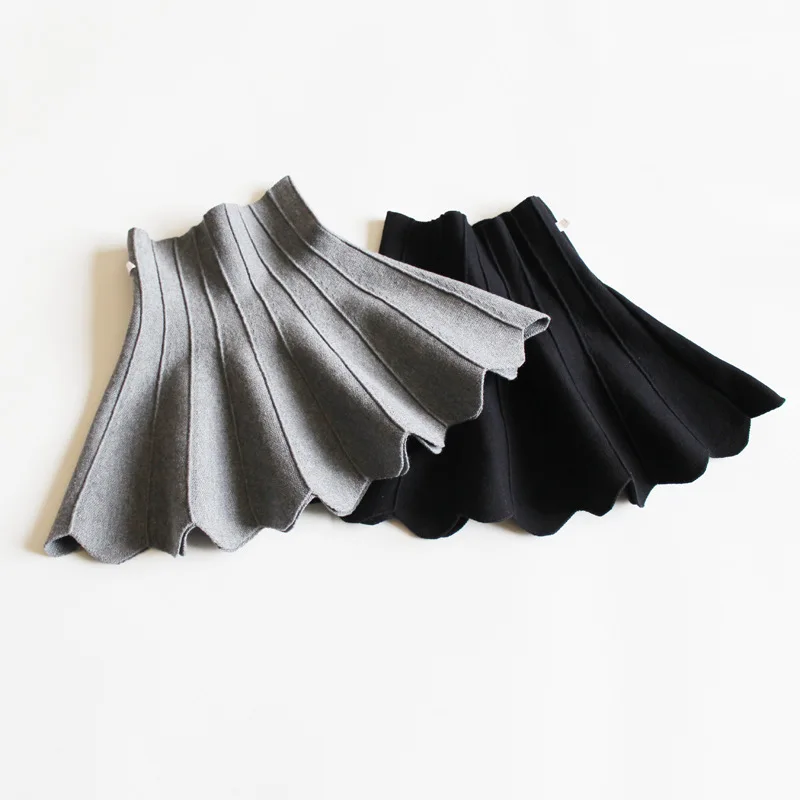 New delivery children fashion solid skirt kids clothes girl dress autumn winter spring students 110-170 3-18year fashion