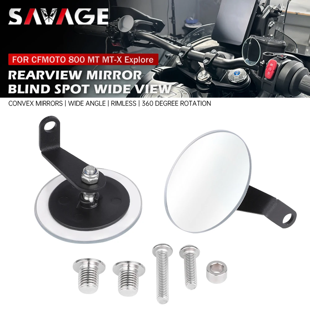 SAVAGE 360° Adjustable Motorcycle Side Mirror for CFMOTO IBEX 800