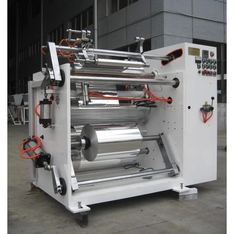 Aluminum foil automatic rewinder