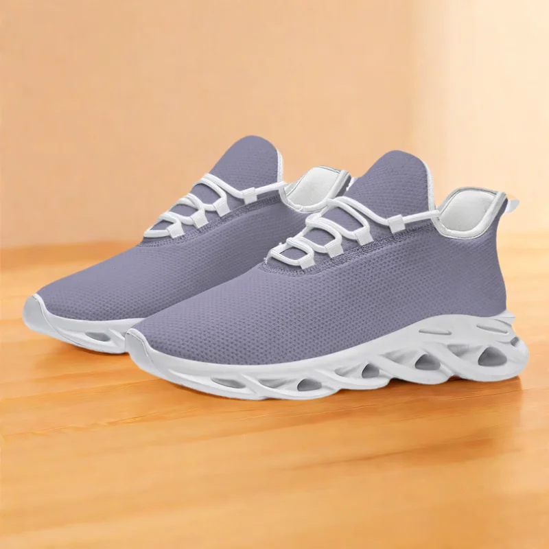 

lilac sneaker woman casual sports shoes soft sole lightweight mesh running shoes