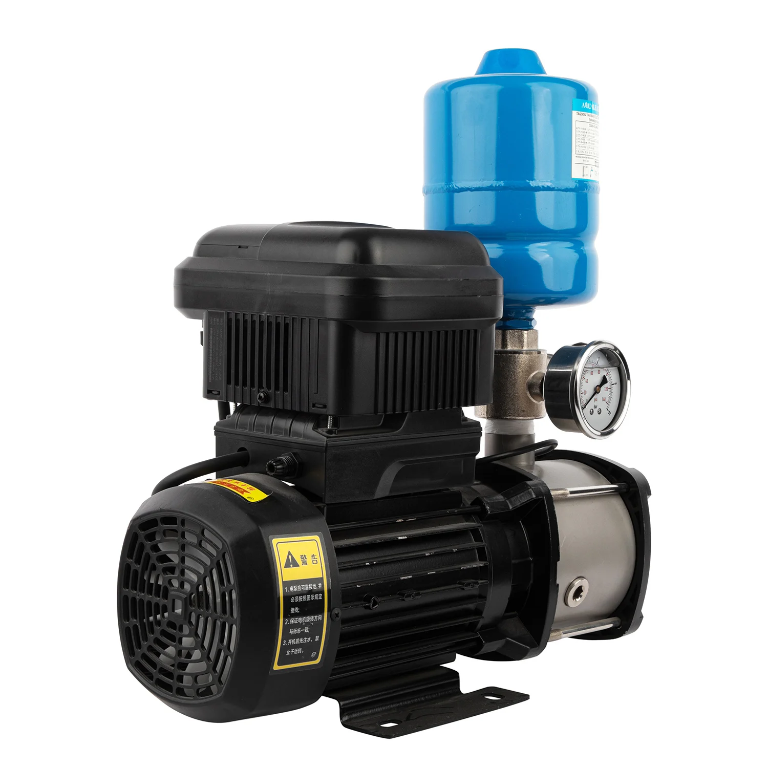 High-Performance Electric Stainless Steel Water Pump Silent Multistage Centrifugal Booster with Variable Speed Permanent Magnet